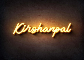 Glow Name Profile Picture for Kirshanpal