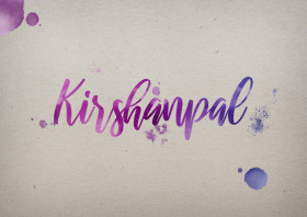 Kirshanpal Watercolor Name DP