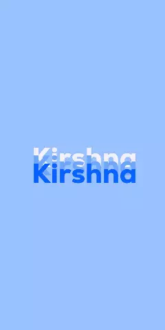 Name DP: Kirshna