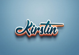 Cursive Name DP: Kirstin