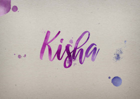 Kisha Watercolor Name DP