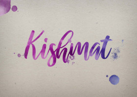 Kishmat Watercolor Name DP