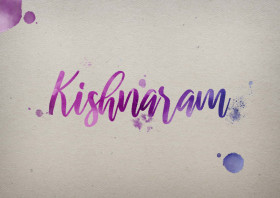 Kishnaram Watercolor Name DP