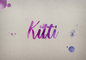 Kitti Watercolor Name DP