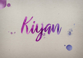 Kiyan Watercolor Name DP