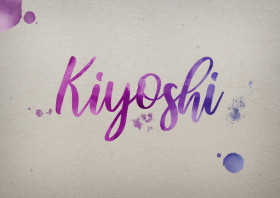 Kiyoshi Watercolor Name DP