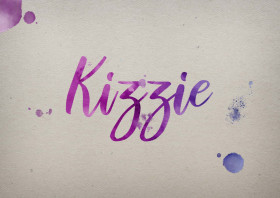 Kizzie Watercolor Name DP