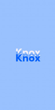 Name DP: Knox