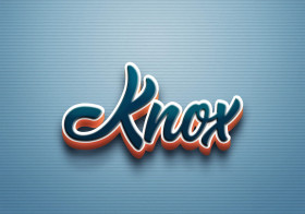 Cursive Name DP: Knox