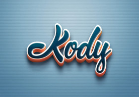 Cursive Name DP: Kody