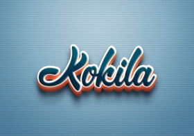 Cursive Name DP: Kokila