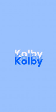 Name DP: Kolby