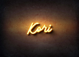Glow Name Profile Picture for Kori