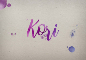 Kori Watercolor Name DP