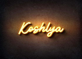 Glow Name Profile Picture for Koshlya