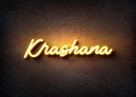 Glow Name Profile Picture for Krashana