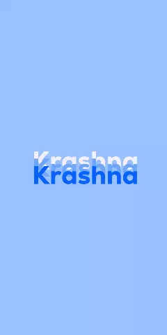 Name DP: Krashna