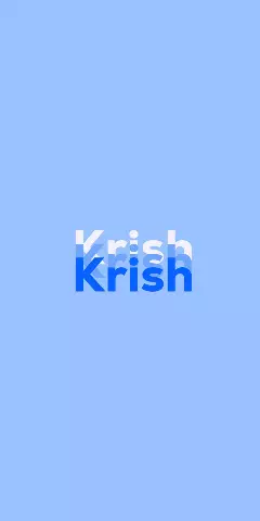 Name DP: Krish