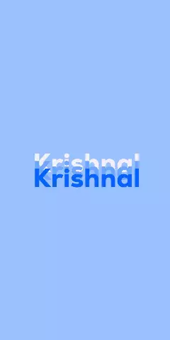 Name DP: Krishnal