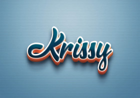 Cursive Name DP: Krissy