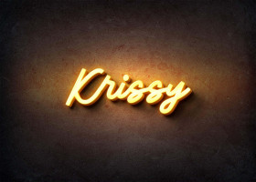 Glow Name Profile Picture for Krissy