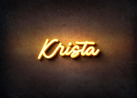 Glow Name Profile Picture for Krista