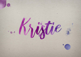 Kristie Watercolor Name DP