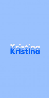 Name DP: Kristina