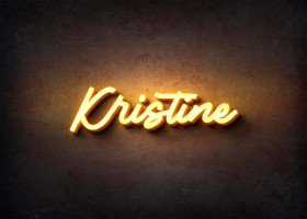 Glow Name Profile Picture for Kristine