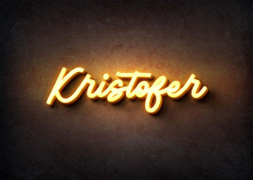 Glow Name Profile Picture for Kristofer