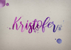 Kristofer Watercolor Name DP