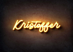 Glow Name Profile Picture for Kristoffer