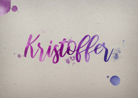 Kristoffer Watercolor Name DP