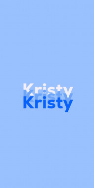 Name DP: Kristy