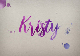 Kristy Watercolor Name DP