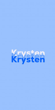 Name DP: Krysten