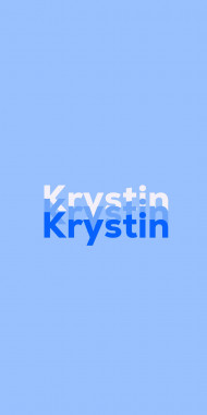 Name DP: Krystin