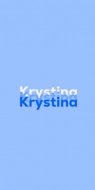 Name DP: Krystina