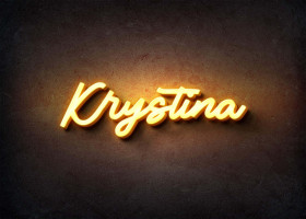 Glow Name Profile Picture for Krystina