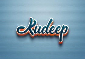 Cursive Name DP: Kudeep