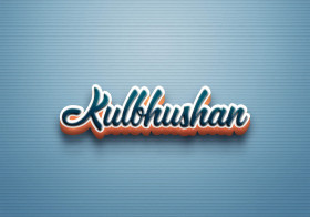 Cursive Name DP: Kulbhushan