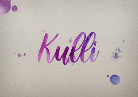 Kulli Watercolor Name DP