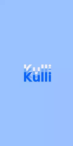 Name DP: Kulli