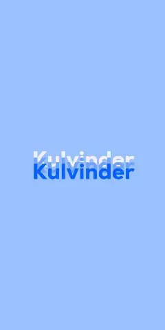 Name DP: Kulvinder