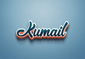 Cursive Name DP: Kumail