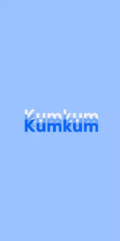 Name DP: Kumkum