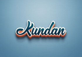 Cursive Name DP: Kundan