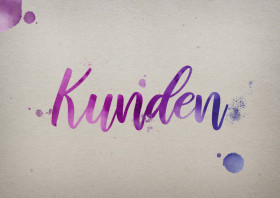 Kunden Watercolor Name DP