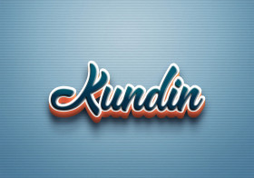 Cursive Name DP: Kundin