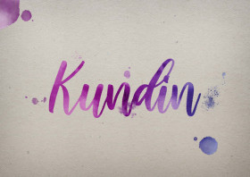 Kundin Watercolor Name DP